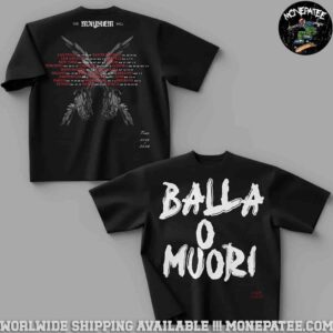 Lady Gaga The Mayhem Ball Tour 2025-2026 Balla O Muori Two Sided Unisex T-Shirt