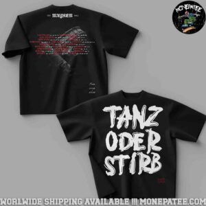 Lady Gaga The Mayhem Ball Tour 2025-2026 Tanz Oder Stirb Two Sided Unisex T-Shirt