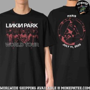 Linkin Park France 2025 Exclusive Tee Live At Stade de France On July 11 2025 Two Sided Merchandise Unisex T-Shirt