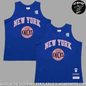 NBA New York Knicks Mitchell And Ness X BLACKPINK Hardwood Classics Swingman Basketball Jersey