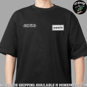 Oasis Live ’25 Tour Global Cities Logo Merchandise Unisex T-Shirt