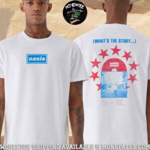 Oasis Live ’25 Tour What’s The Story Cd Merchandise Two Sided Unisex T-Shirt