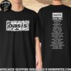 Oasis Live ’25 World Tour 2025 Gallery Exclusive Merchandise Two Sided T-Shirt