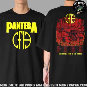 Pantera Cowboys From Hell Tour 2025 The Heaviest Tour Of Summer Dates List Two Sided Merchandise Unisex T-Shirt