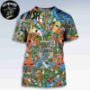 The Black Keys France Tour 2025 Official Merchandise Garorock July 4 Chateau De Beauregard July 5 Les Nuits De L?erdre July 6 All Over Print T-Shirt