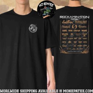 Rockamination Festival 2025 Official Merchandise In Stadion Wilis Madium On July 12-13 2025 Band Lineup Tour Two Sided T-Shirt