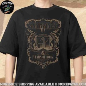 Scorpions Celebrating 60 Years Of Rock Merchandise T-Shirt