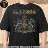 Scorpions European Tour 2025 Celebrating 60 Years Of Rock Merchandise Robotic Tee Two Sided T-Shirt
