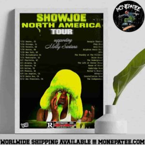 Showjoe North America Tour 2025 Dates List Decorative Poster Canvas