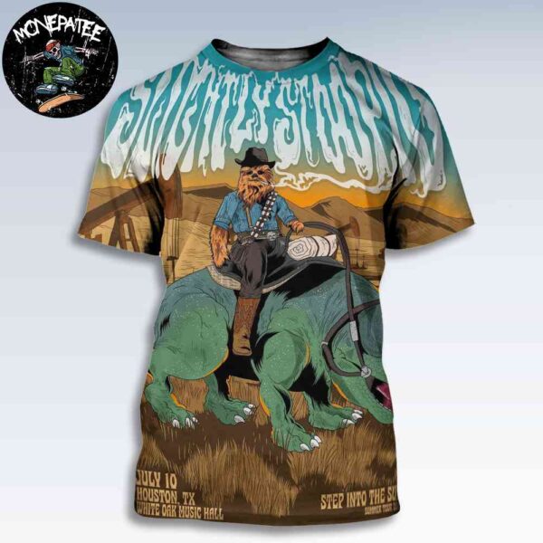 Slightly Stoopid Concert Poster Houston TX At White Oak Music Hall On July 10 Step Into The Sun Summer Tour 2025 All Over Print T-Shirt