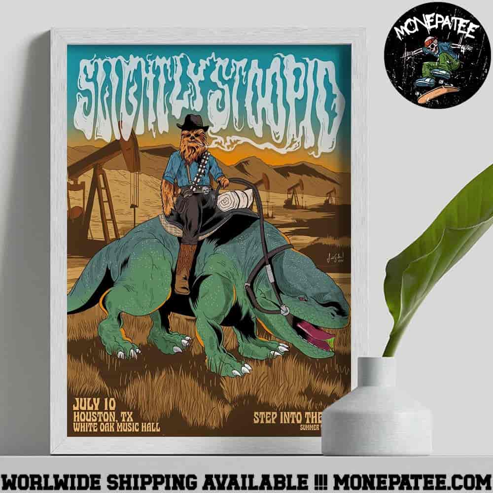 Slightly Stoopid Concert Poster Houston TX At White Oak Music Hall On July 10 Step Into The Sun Summer Tour 2025 Decorative Poster Canvas Slightly Stoopid Concert Poster Houston TX At White Oak Music Hall On July 10 Step Into The Sun Summer Tour 2025 Decorative Poster Canvas