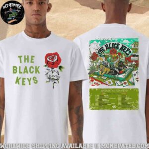 The Black Keys No Rain No Flowers Europe Tour 2025 Dates List Two Sided Unisex T-Shirt