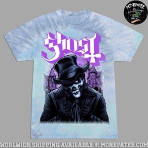 The Ghost Skeletour All Over Print Tie Dye Tee Papa V Perpetua Shirt
