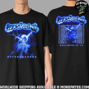 The Offspring Supercharged Worldwide In 2025 Skeleton Tour Merchandise Two Sided Unisex T-Shirt