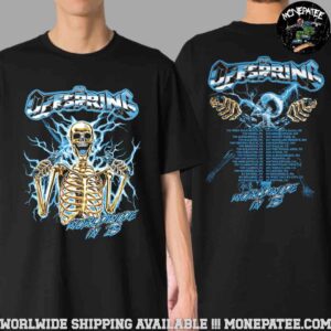The Offspring Supercharged Worldwide In 2025 Spark Plug Skeleton Tour Merchandise Two Sided Unisex T-Shirt