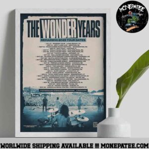 The Wonder Years Band Remaining 2025 Tour Dates Decorative Poster Canvas