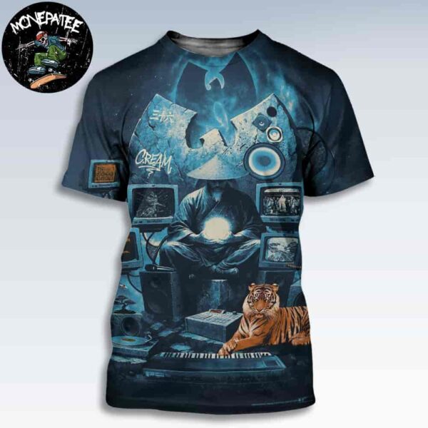 Wu-Tang Clan Columbus OH Concert Poster Wu Vision On July 9 2025 Live At Nationwide Arena All Over Print Shirt