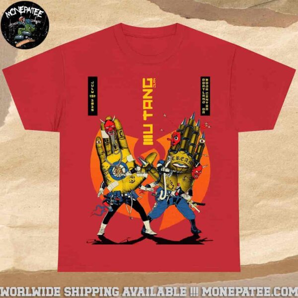 Wu Tang Clan Concert Poster Portland Wu-Tang Forever The Final Chamber Tour At The Moda Center In Portland Or For July 1st 2025 Unisex T-Shirt