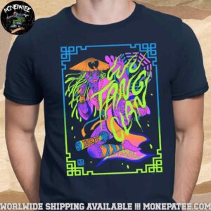 Wu Tang Clan Denver Co Concert Poster At Fiddler’s Green Amphitheatre On July 4 2025 Art By Lauren Ys Unisex T-Shirt