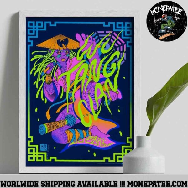 Wu Tang Clan Denver Co Concert Poster At Fiddler’s Green Amphitheatre On July 4 2025 Wall Art By Lauren Ys